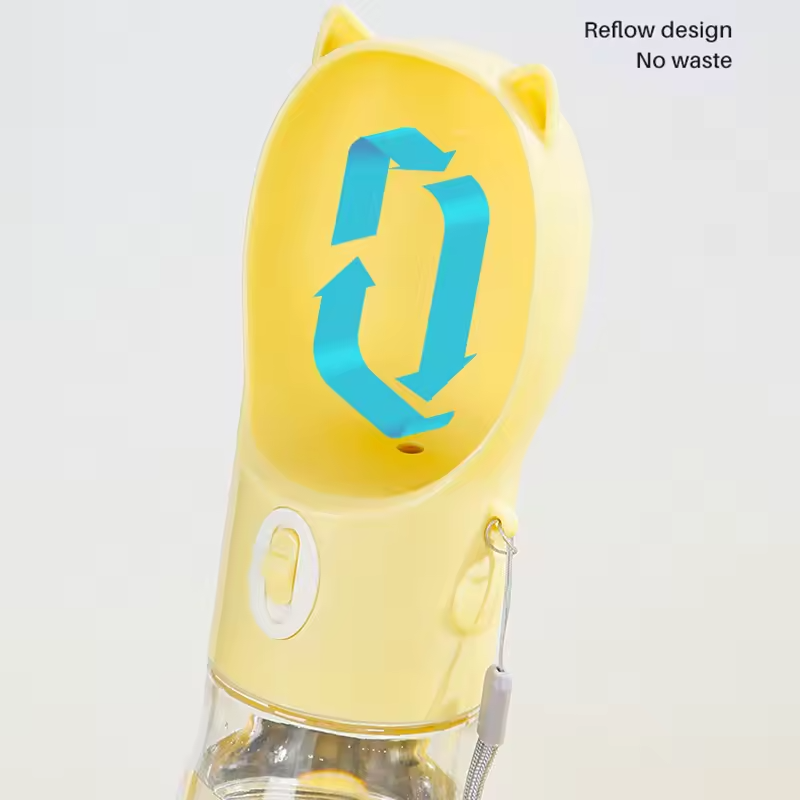 2 in 1 Portable Dog Water Bottle + Food Cup