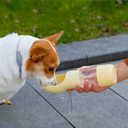 2 in 1 Portable Dog Water Bottle + Food Cup